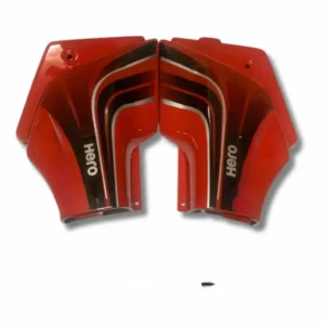 Side Panel For Hero Passion Pro Digital Model Sports Red Black Colour
