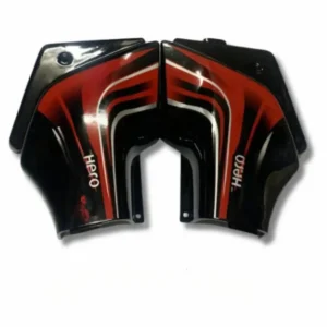 Side Panel For Hero Passion Pro Type 1 Black Red Colour