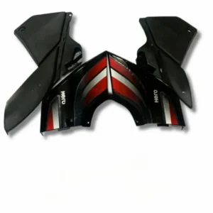 Side Panel For Hero Passion X Pro Type 2 Set Of 4 Black Red Colour