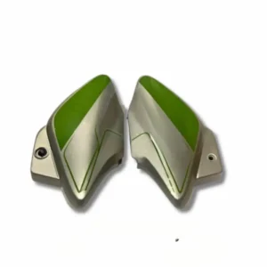Side Panel For Hero Splendor Ismart Type1 Silver Green Colour