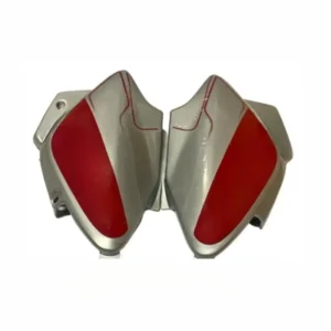 Side Panel For Hero Splendor Ismart Type1 Silver Red Colour