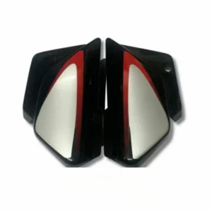Side Panel For Hero Splendor Plus Silver Red Colour