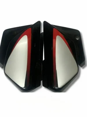 Side Panel For Hero Splendor Plus Silver Red Colour