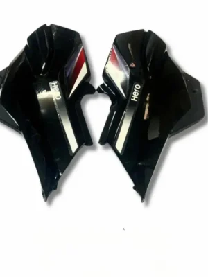 Side Panel For Hero Super Splendor Type 2 Type 7 Sticker Black Red Colour