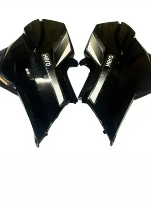 Side Panel For Hero Super Splendor Type 2 Type 7 Sticker Black Silver Colour