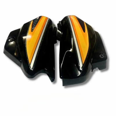 Side Panel For Hero Super Splendor Type1 Black Yellow Colour