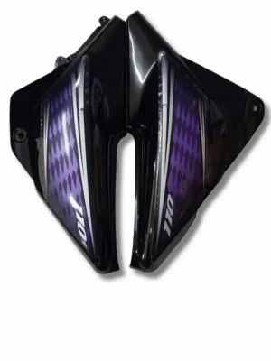 Side Panel For Honda Dream Neo Black Purple product image