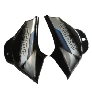 Side Panel Set Fit For Bajaj Ct 100 Black blue Sticker
