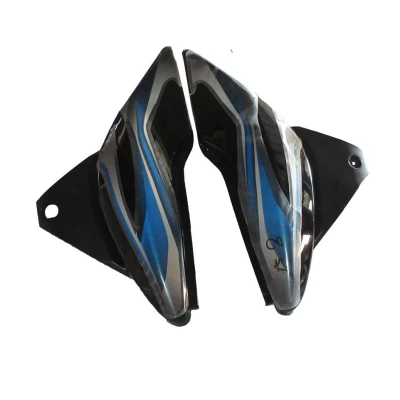 Side Panel Set Fit For Bajaj Discover 100cc Black blue Sticker