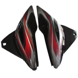 Side Panel Set Fit For Bajaj Discover 100cc Black red Sticker