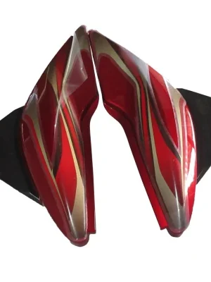 Side Panel Set Fit For Bajaj Discover 100cc Flame Red