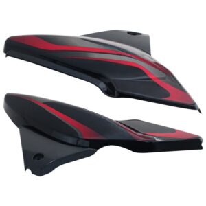 Side Panel Set Fit For Bajaj Discover 125cc 150cc 3d Type Blackred Sticker product image
