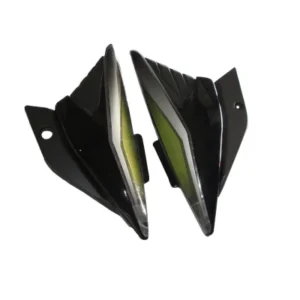 Side Panel Set Fit For Bajaj Platina 125cc Blackgreen Sticker