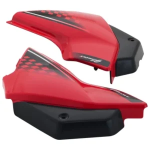 Side Panel Set Fit For Hero Glamour Latest New Model Type 6 Sports Red For Black Bike
