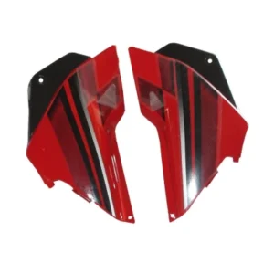 Side Panel Set Fit For Hero Glamour Latest Sports Red For Black Bike