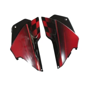 Side Panel Set Fit For Hero Glamour New Model Blackred Sticker