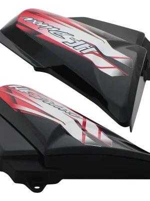 Side Panel Set Fit For Hero Hf deluxe Type 3 Black red Sticker