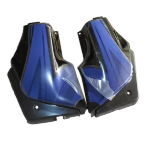 Side Panel Set Fit For Hero Passion Plus New Model Black Colour For Silver Bike