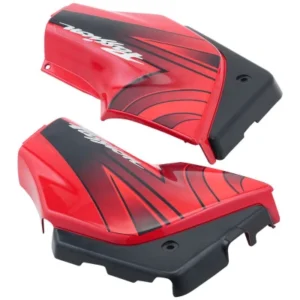 Side Panel Set Fit For Hero Passion Plus New Model Sports Red Colour black Sticker For Black Bike