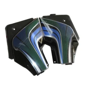 Side Panel Set Fit For Hero Passion Pro Digital Black Col For White Bike