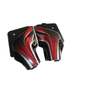 Side Panel Set Fit For Hero Passion Pro Digital Black Col For Sports Red Bike
