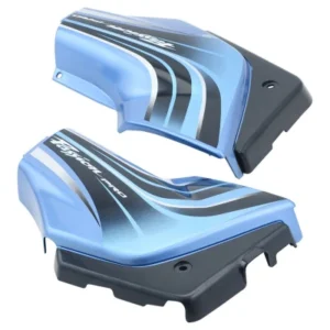 Side Panel Set Fit For Hero Passion Pro Digital Frost Blue Colour For Black Bike