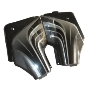 Side Panel Set Fit For Hero Passion Pro Digital Heavy Grey Colour For Black Bike product image