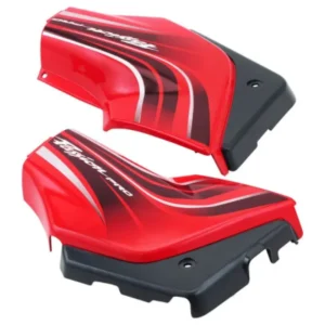 Side Panel Set Fit For Hero Passion Pro Digital S red Col For Black Bike red Sticker