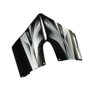 Side Panel Set Fit For Hero Passion Pro Type 3 Black Colour For Silver Bike Silver Sticker