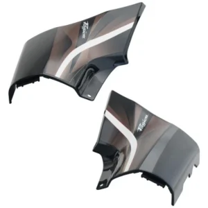 Side Panel Set Fit For Hero Passion Pro Type 3 Black Colour For Brown Bike brown Sticker