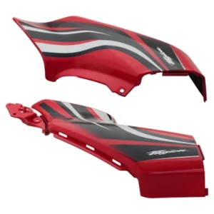 Side Panel Set Fit For Hero Passion Xpro Sports Red Colour For Black Bike