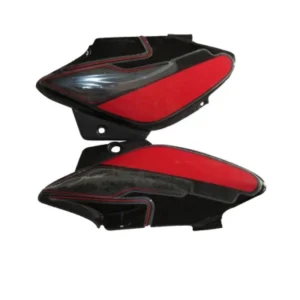 Side Panel Set Fit For Hero Splendor I smart Black red Sticker