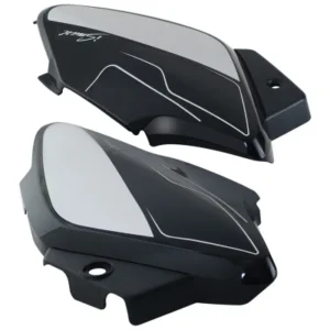 Side Panel Set Fit For Hero Splendor I smart Black silver Sticker