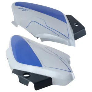 Side Panel Set Fit For Hero Splendor I smart Cloud Silver For Blue Bike