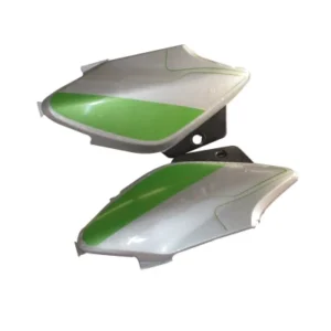 Side Panel Set Fit For Hero Splendor I smart Cloud Silver For Green Bike