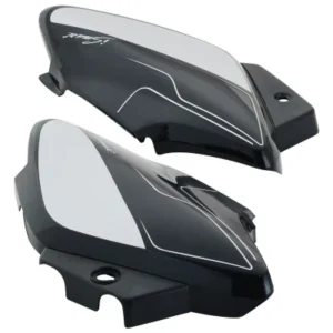 Side Panel Set Fit For Hero Splendor I smart Type 2 Black silver Sticker