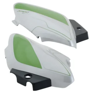 Side Panel Set Fit For Hero Splendor I smart Type 2 Cloud Silver For Green Bike