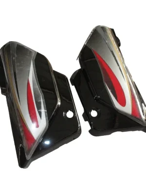 Side Panel Set Fit For Hero Splendor New Model Black Red Sticker black Alloy Wheels product image