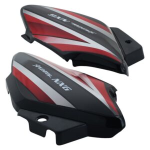 Side Panel Set Fit For Hero Splendor Nxg Latest new Graphics Black red Sticker