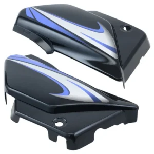 Side Panel Set Fit For Hero Splendor Plus Black blue Sticker