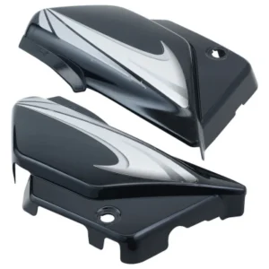 Side Panel Set Fit For Hero Splendor Plus Blacksilver Sticker