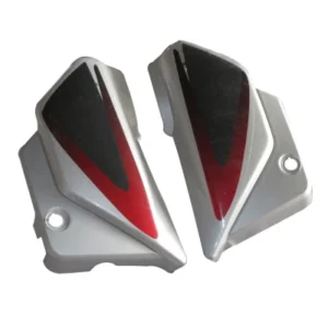 Side Panel Set Fit For Hero Splendor Plus Cloud Silver red Sticker
