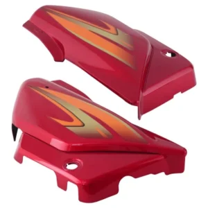 Side Panel Set Fit For Hero Splendor Plus New Model new Graphics Candy Blazing Red