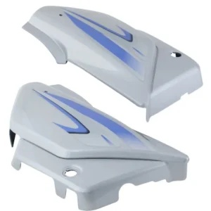 Side Panel Set Fit For Hero Splendor Plus New Model new Graphics Cloud Silver