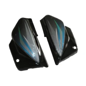 Side Panel Set Fit For Hero Splendor Pro black Alloy Wheels Black grey Sticker