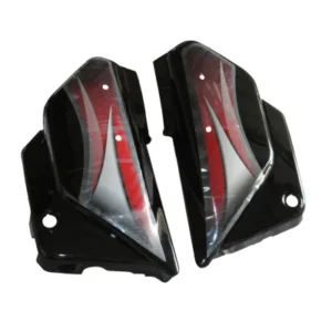 Side Panel Set Fit For Hero Splendor Pro Blackred Sticker product image