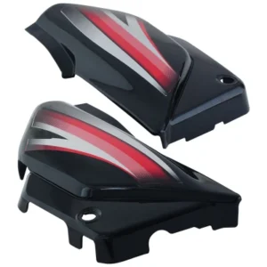Side Panel Set Fit For Hero Splendor Pro new Graphics Black red Sticker