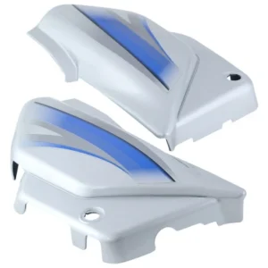 Side Panel Set Fit For Hero Splendor Pro new Graphics Cloud Silver