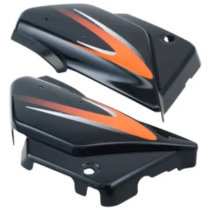Side Panel Set Fit For Hero Splendor Y2k Black