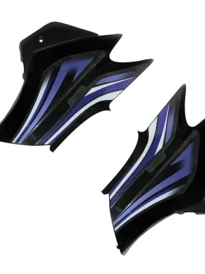 Side Panel Set Fit For Hero Super Splendor I3s Black Purple